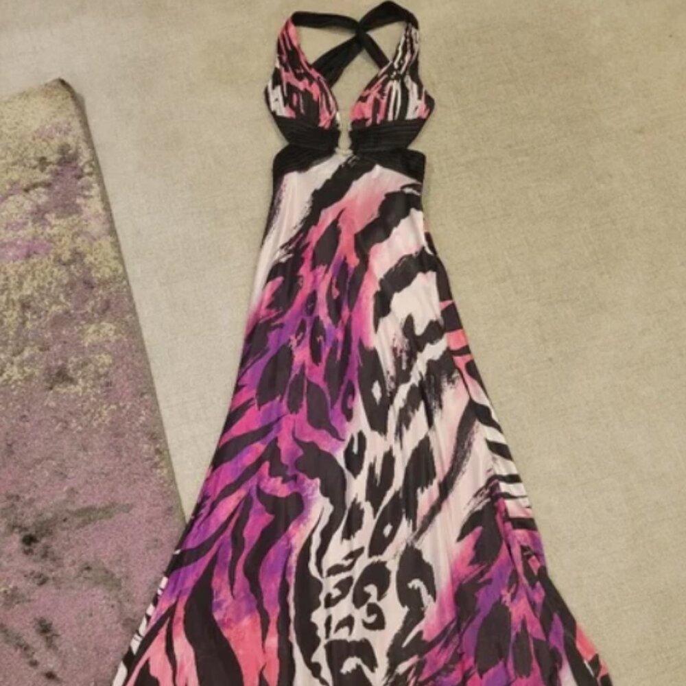 Caché Stunning Long Flowing Dress Size 4